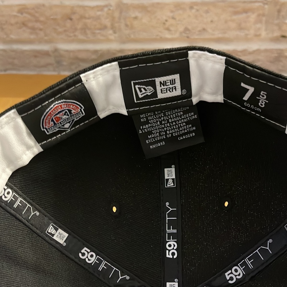 New Era 59Fifty Great Falls White Sox Fitted Hat Size 7 5/8 Grey UV MiLB - Picture 5 of 5